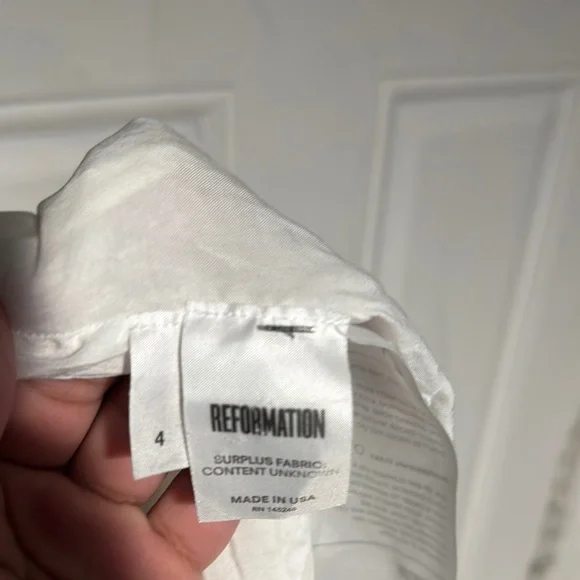 Reformation White Lace Sleeveless Dress - Picture 8 of 8